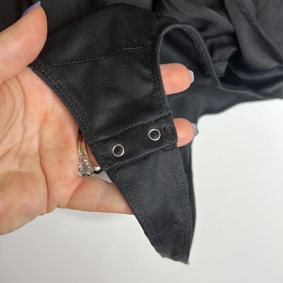 NWT American Eagle Black Faux Wrap BodySuit - Picture 9 of 12